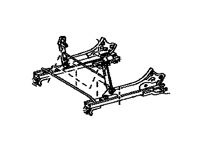 Toyota 72740-0R010 ADJUSTER Assembly, Rear Seat