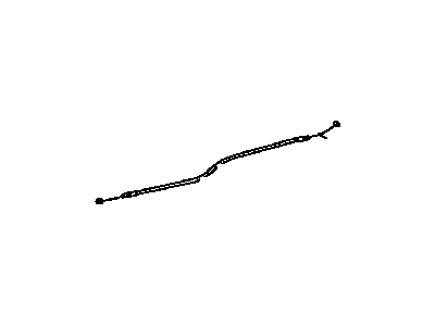 Toyota 72620-0R020 Cable Assembly, Rear NO.1