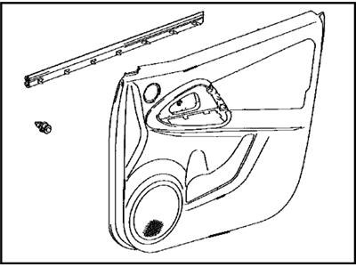 Toyota 67610-0R010-B3 Panel Assembly, Front Door