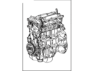 Toyota 19000-0V040 Engine Assembly, Partial