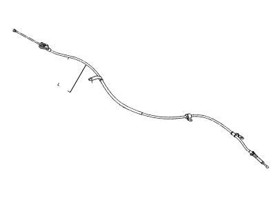 Toyota Corolla Parking Brake Cable - 46430-02150