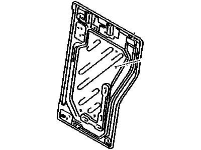 Toyota 71018-02121 Frame Sub-Assembly, Rear Seat