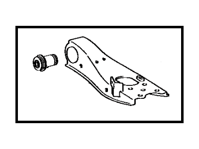Toyota 48069-27050 Front Suspension Control Arm Sub-Assembly Lower Left