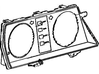 Toyota 83133-95D03 Plate, Combination Meter