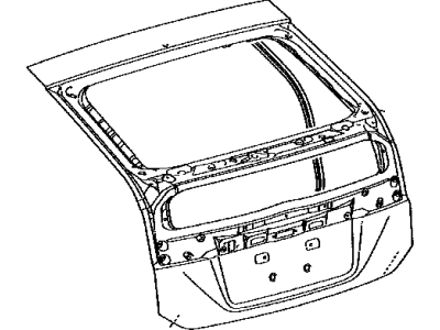 Toyota 67005-47260 Panel Sub-Assembly, Back