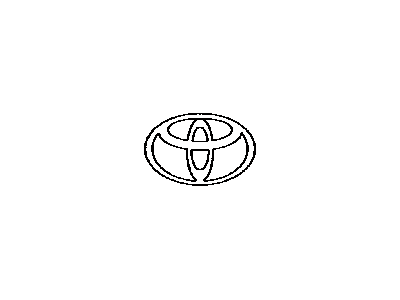 Toyota 53141-07010 Radiator Grille Emblem(Or Front Panel)