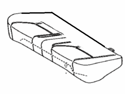 Toyota 71503-47050 Pad Sub-Assembly, Rear Seat