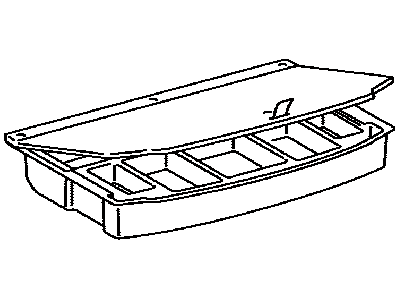 Toyota 64993-47050-B4 Box, Deck Floor, Rear