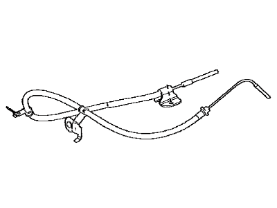 Toyota 46410-62020 Cable Assembly, Parking