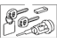 Toyota 89703-41010 Cylinder & Key Set, Ignition W/Transponder