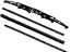 Toyota 85212-07010 Front Wiper Blade, Right