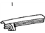 Toyota 61214-52040 Rail, Roof Side, Outer LH