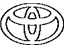 Toyota 53141-71010 Radiator Grille Emblem(Or Front Panel)