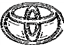 Toyota 90975-02174 Radiator Grille Emblem(Or Front Panel)