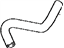 Toyota 16281-0P040 Hose, Water By-Pass
