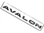 Toyota 75442-07010 Luggage Compartment Door Name Plate, No.2