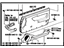 Toyota 67620-2G620-02 Board Sub-Assy, Front Door Trim, LH