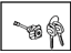 Toyota SU003-04766 Key Kit Spare