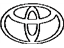 Toyota 90975-02072 Symbol Emblem