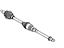 Toyota 43410-WB005 Shaft Assembly, Front Drive