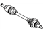 Toyota 43420-WB005 Shaft Assembly, Front Drive