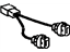 Toyota 81555-AA010 Socket & Wire, Rear Co