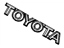 Toyota 75447-06020 Luggage Compartment Door Name Plate, No.7