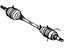 Toyota 43420-74070 Shaft Assembly, Front Drive, Left