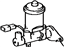 Toyota 47201-28170 Brake Master Cylinder Sub-Assembly