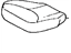 Toyota 71518-52C60-B0 Pad, Front Seat Cushion W/Cover, RH