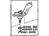 Toyota 43330-39555 JOINT ASSY, LOWER BALL, FRONT RH