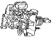 Toyota 47050-35040 BRAKE BOOSTER ASSY, W/MASTER CYLINDER