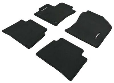 Toyota Carpet Floor Mats - Black PT206-02200-01