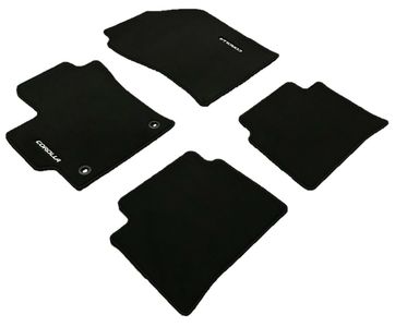 Toyota Carpet Floor Mats - Black PT206-02200-01