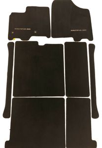 Toyota Carpet Floor Mats - Gray - Fixed Console - 7 Passengers - 10 Pieces PT206-08171-11