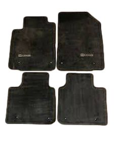 Toyota Carpet Floor Mats - Gray - Fixed Console - 8 Passenger PT206-08179-11