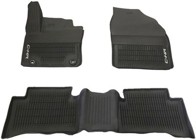 Toyota All Weather Floor Liners - Black PT206-1C160-20