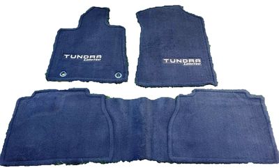 Toyota Carpet Floor Mats - Black - D-Cab - Platinum PT206-34140-20