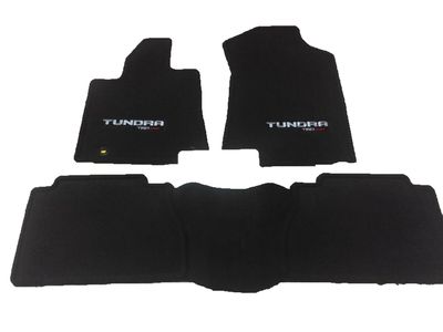 Toyota TRD Sport Carpet Floor Mats - (C2K7) - Black - D-Cab PT206-34180-01