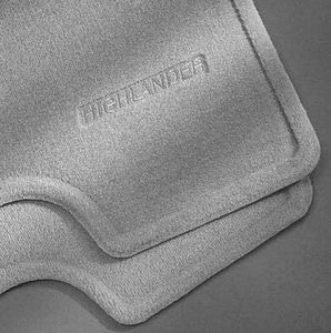 Toyota PT208-48010-01 Carpet Floor Mats, HIGHLANDER,F/M,GRAY PT208-48010-01 Toyota Carpet Floor Mats, HIGHLANDER,F/M,GRAY Product Photo 1 of 1