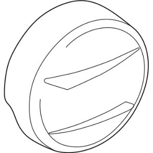 Toyota PT218-42025 Spare Tire Cover PT218-42025 Toyota Spare Tire Cover Product Photo 1 of 1
