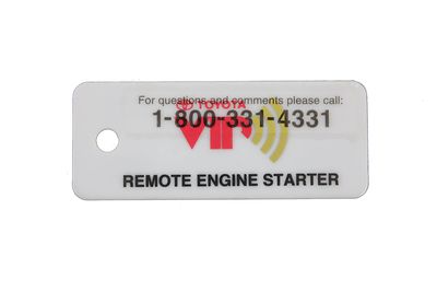 Toyota Remote Engine Start, RES Key Tag. Remote Engine Starter. PT398-4209E