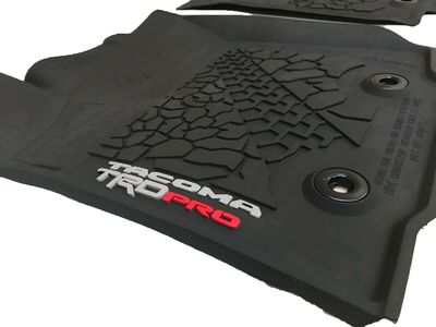 Toyota All Weather Floor Liners - D-Cab - Automatic Transmission - TRD PRO PT908-35200-02