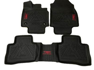 Toyota All-Weather Floor Liners For TRD Off-Road RAV4 Models PT908-42200-20