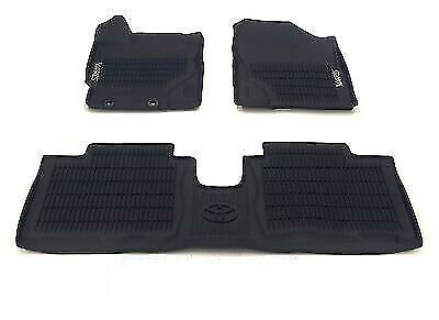 Toyota All Weather Floor Liners - Black PT908-52171-02