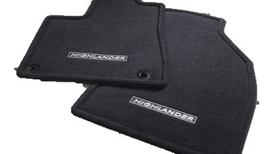 Toyota Carpet Floor Mats - Black - 8 Passenger - 2nd Row Bench Seat PT926-48140-20