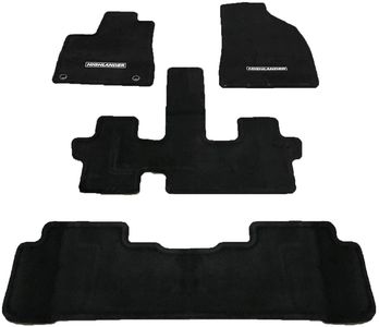 Toyota Carpet Floor Mats - Black - 7 Passengers - Captain Chairs PT926-48191-20