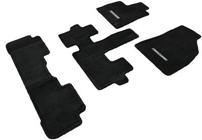 Toyota Carpet Floor Mats - Black - 7 Passengers - Captain Chairs PT926-48191-20