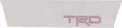 Toyota Body Graphics, TX-Pro White Lettering, Red TRD PT929-35100