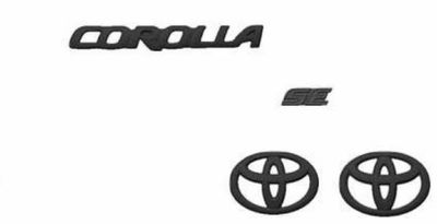 Toyota Blackout Emblem Overlays - SE. Exterior Emblem. PT948-02201-02
